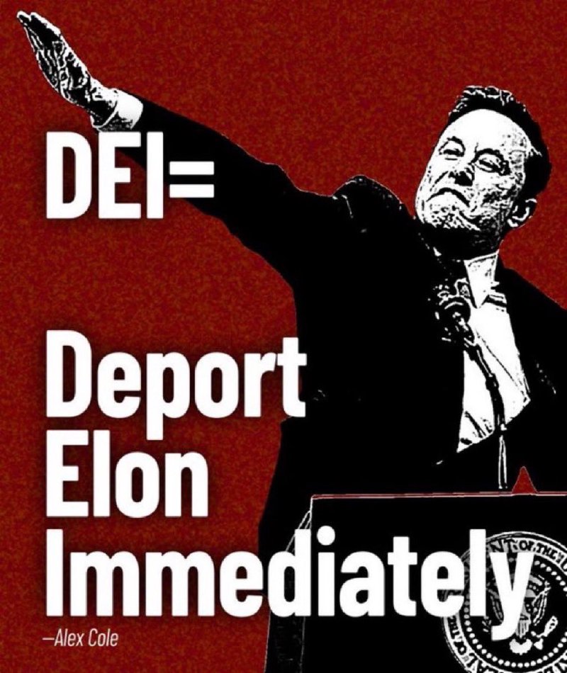 DEI = Deport Elon Immediately